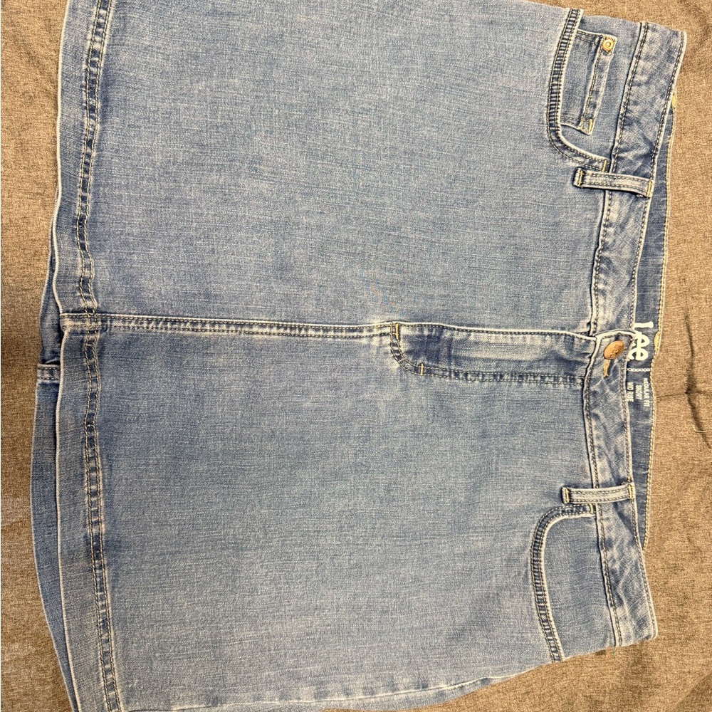 Women's Light Blue Denim Skirt
